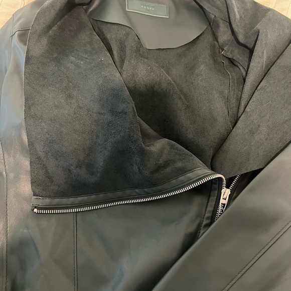BlankNYC faux leather and suede dark green jacket size medium - Picture 4 of 6